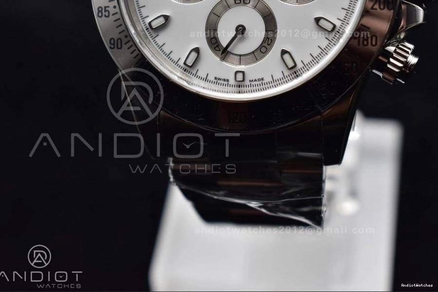 116520 White Case SS SA4130 QuickDry Best Edition V Daytona 904L Clean 1:1 and Dial 774 Bracelet 0709